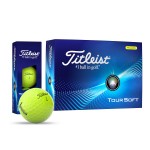 Personalized Titleist Toursoft Yellow Golf Balls