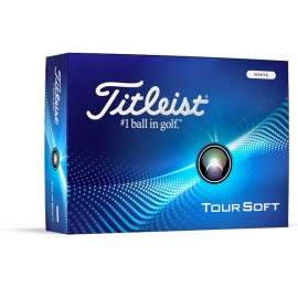 Personalized Titleist Tour Soft Logo Golf Balls - 1 Dozen/2 Pole