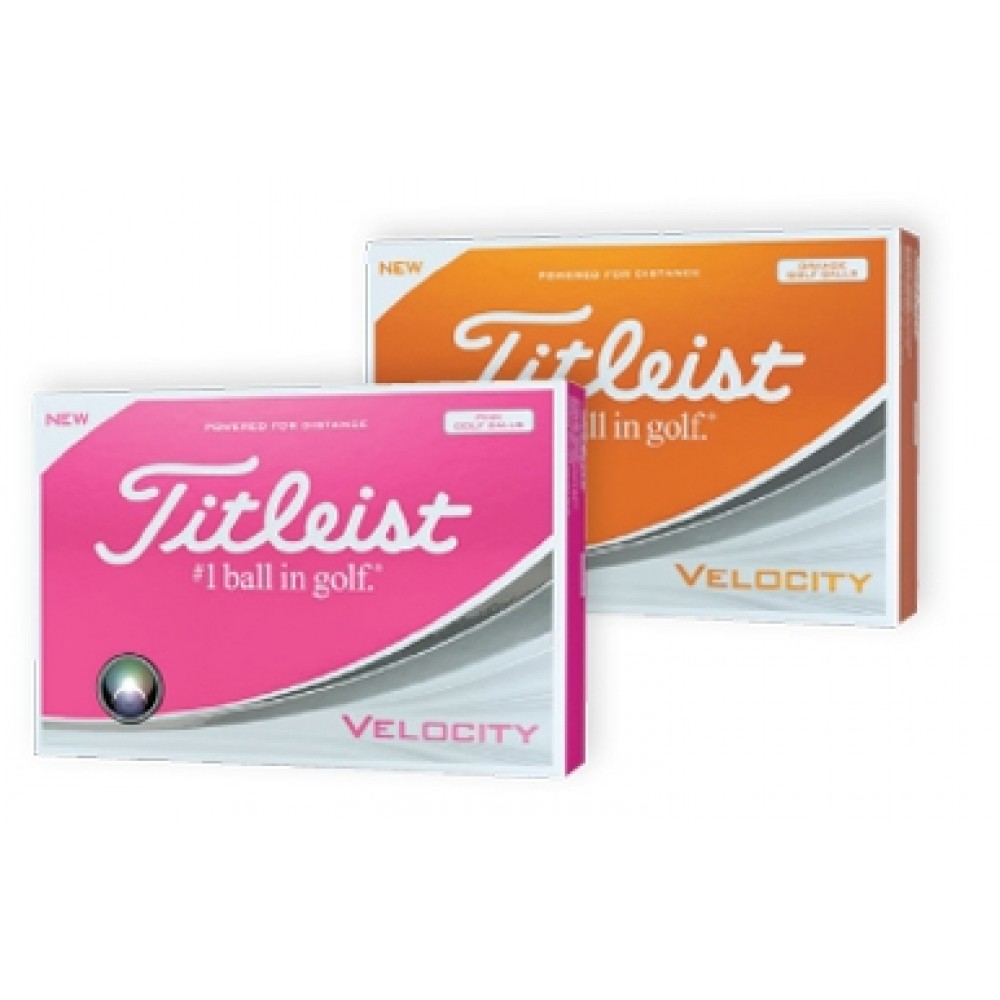 Titleist Velocity Golf Balls Custom Imprinted Titleist Velocity Golf Balls Custom Imprinted
