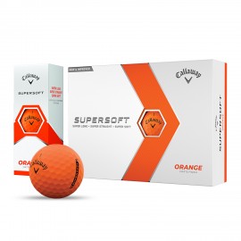 Personalized Callaway Super Soft Orange Golf Balls
