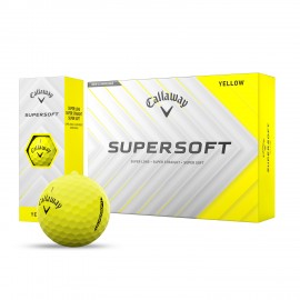 Personalized Callaway Super Soft Yellow Golf Balls
