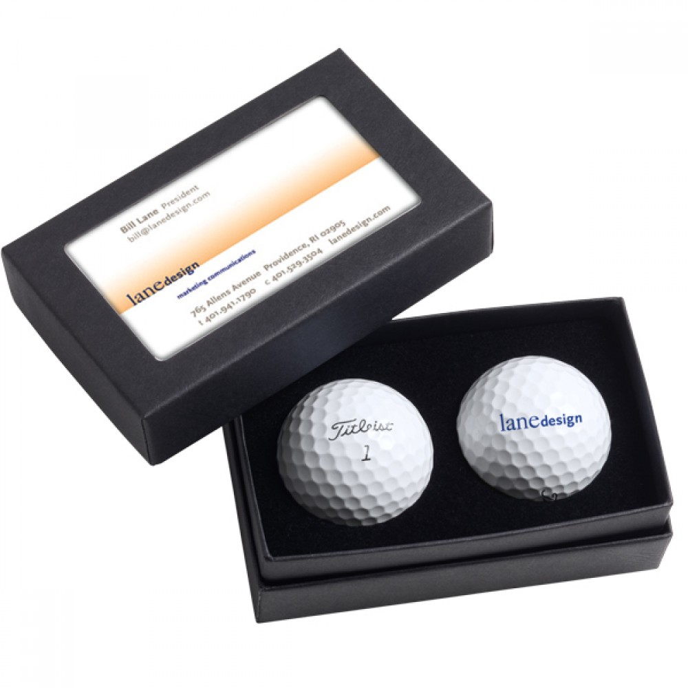 Custom Titleist Custom 2 Ball Business Box Tin