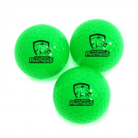 Personalized Colored Golf Balls Neon Green