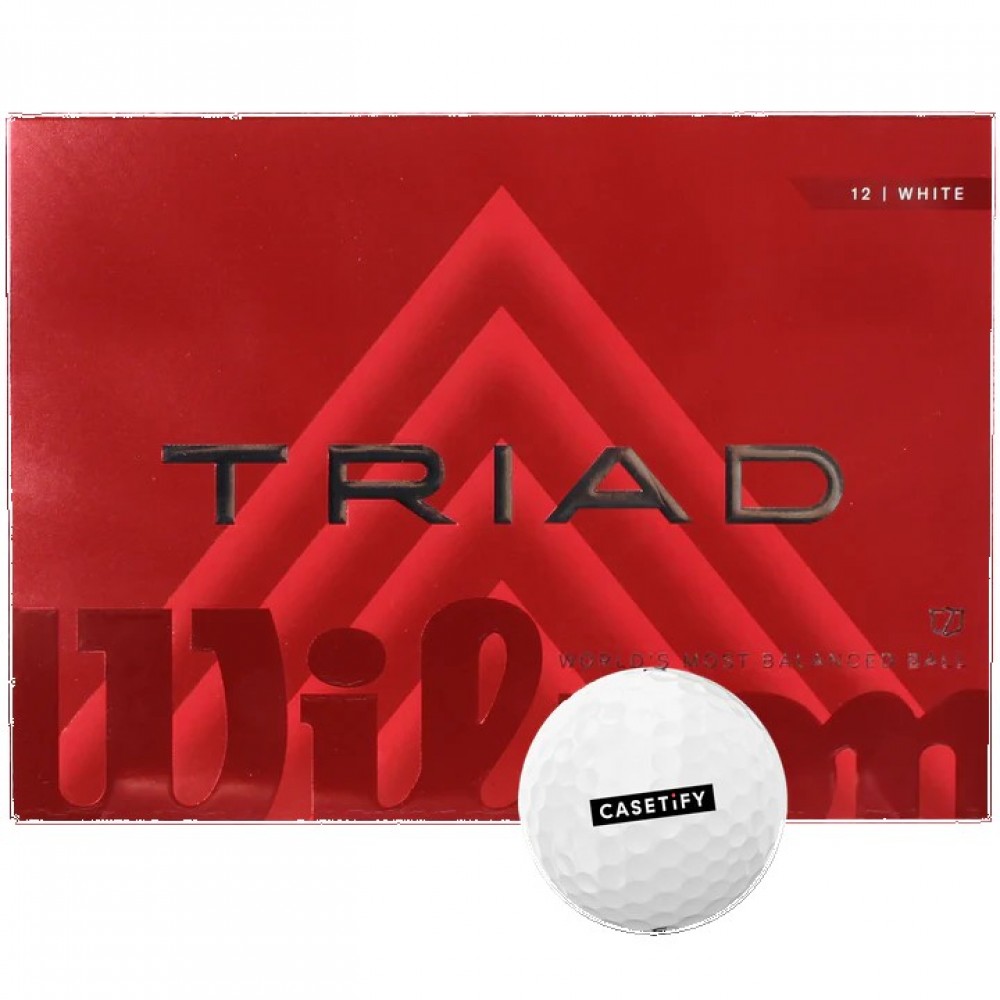 Wilson Triad Golf Balls with Logo Wilson Triad Golf Balls with Logo