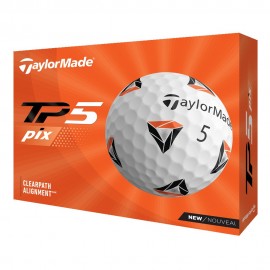 Promotional TaylorMade 2021 TP5 pix Golf Balls - White  Promotional TaylorMade 2021 TP5 pix Golf Balls - White