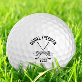 Golf Ball- Plain White with Logo