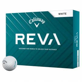 Callaway Reva Logo Golf Balls - 1 Dozen/1 Pole with Logo