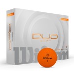 Logo Branded Wilson Duo Soft Orange Golf Balls