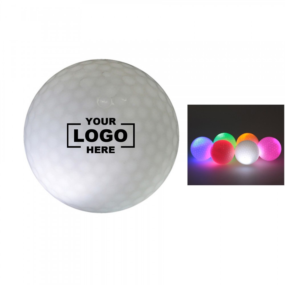LED Golf Ball. with Logo