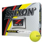 Custom Srixon Z-Star XV 8 YELLOW Golf Ball - Dozen Box