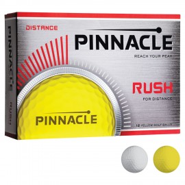 Logo Branded Pinnacle Rush Golf Balls