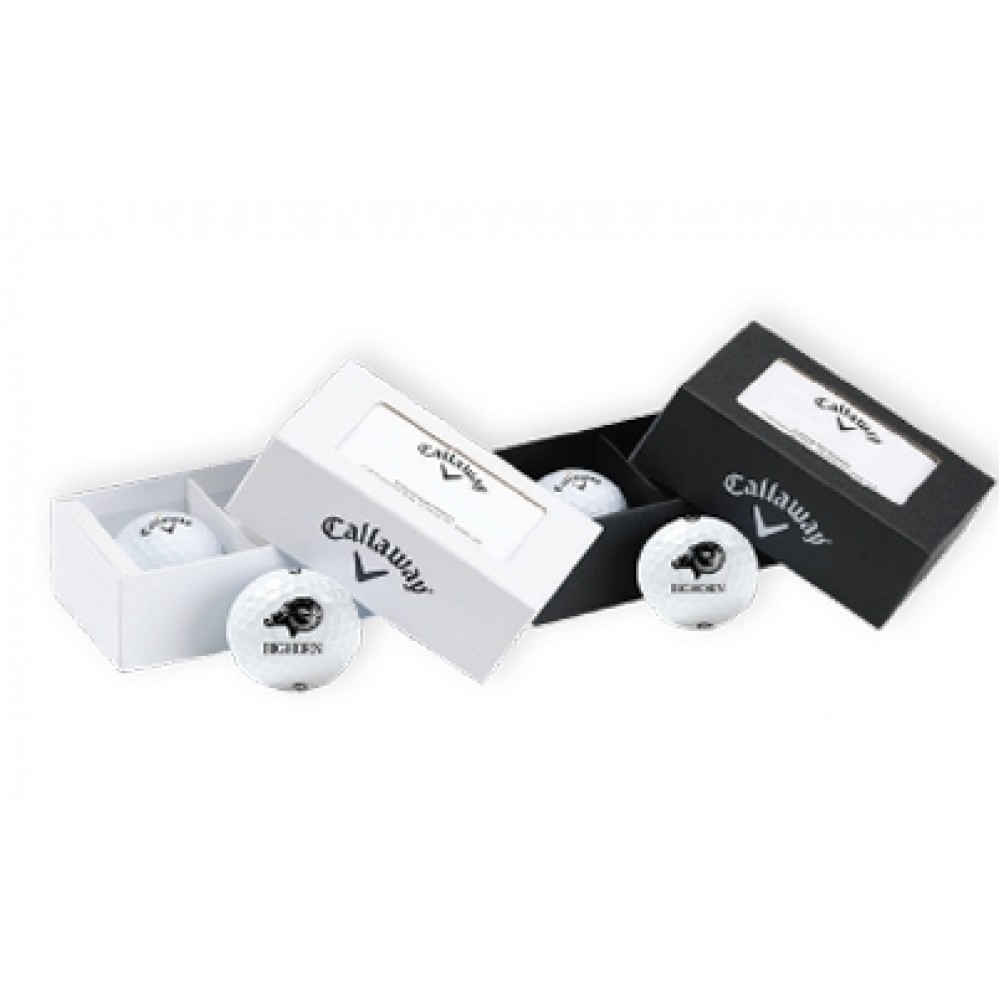 Callaway Yellow Chrome Soft X 2-Ball Business Card Box Custom Branded Callaway Yellow Chrome Soft X 2-Ball Business Card Box Custom Branded