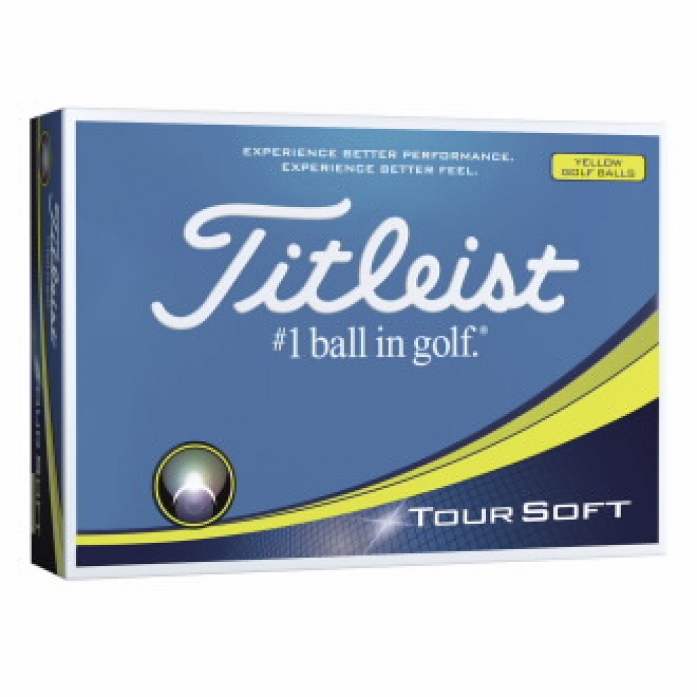 Titleist Tour Soft Yellow Golf Ball (Standard Service) Custom Branded Titleist Tour Soft Yellow Golf Ball (Standard Service) Custom Branded