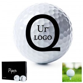 Promotional Exquisite Black Cardboard Box Packaged Golf Balls