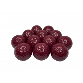 Personalized 12pcs Burgundy Golf Balls