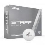 Wilson Staff Model X Logo Golf Balls - 1 Dozen/1Pole with Logo