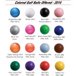 Personalized Bulk Generic Colored Golf Balls