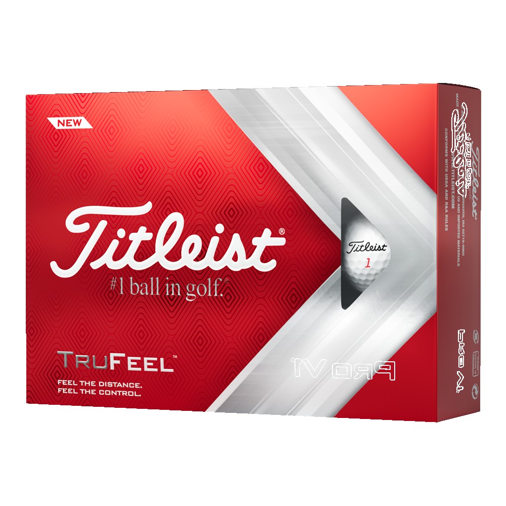 Titleist 2022 TruFeel Golf Balls - White with Logo