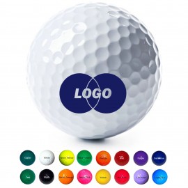 Logo Branded Golf Balls for Maximum Distance, Anti Slice Low Spin Straight Shots