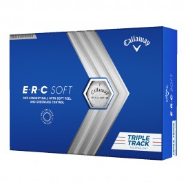 Callaway 2023 ERC Soft Triple Track Golf Balls - White with Logo  Callaway 2023 ERC Soft Triple Track Golf Balls - White with Logo