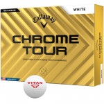 Callaway Chrome Tour Golf Balls with Logo