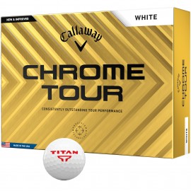 Callaway Chrome Tour Golf Balls with Logo