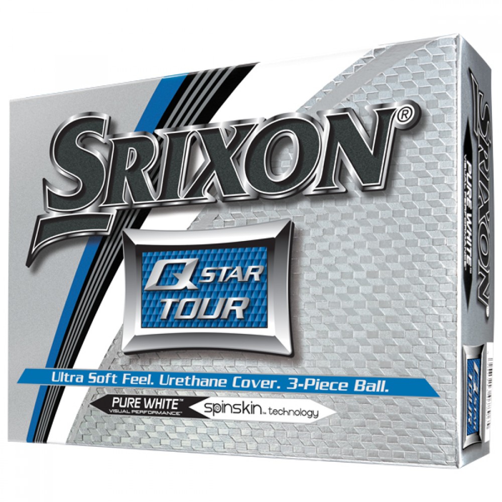Srixon Q-Star Tour Golf Balls Logo Printed Srixon Q-Star Tour Golf Balls Logo Printed