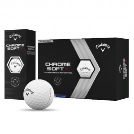 Customized Callaway Chrome Soft X Golf Balls Half Dozen  Customized Callaway Chrome Soft X Golf Balls Half Dozen