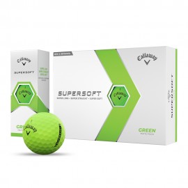 Logo Branded Callaway Super Soft Green Golf Balls