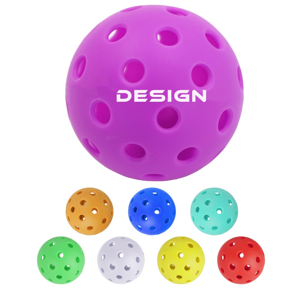 Moq 100pcs 40 Hole Outdoor Pickleball with Logo Moq 100pcs 40 Hole Outdoor Pickleball with Logo