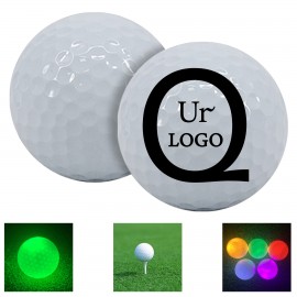 Personalized New Orange Golf Glow Ball For Night Court