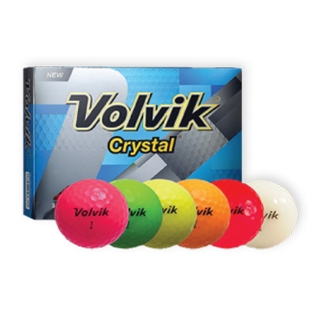 Custom Branded Volvik® Crystal Orange Golf Balls Custom Branded Volvik® Crystal Orange Golf Balls