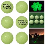 Logo Branded Glow Golf Balls for Night Sports