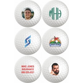 Custom Full Color Printed Golf Balls