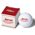 Personalized Titleist Pro V1 Packedge Custom One Ball Box