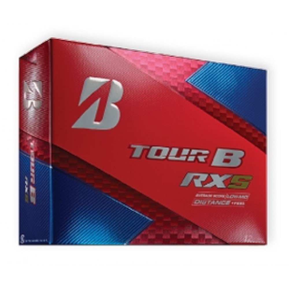 Customized Bridgestone White Tour B RXS Golf Balls (Dozen)