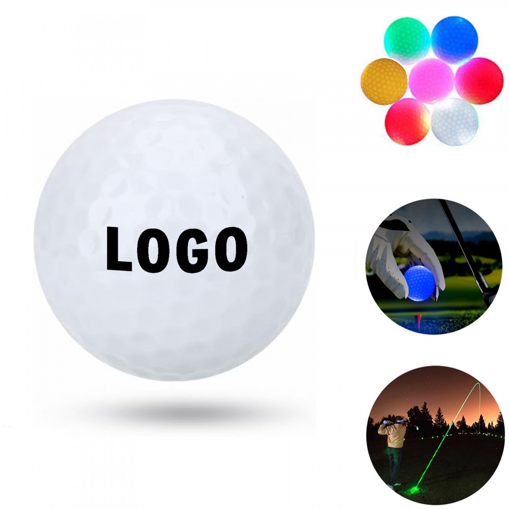 Logo Branded Glow Golf Ball Logo Branded Glow Golf Ball