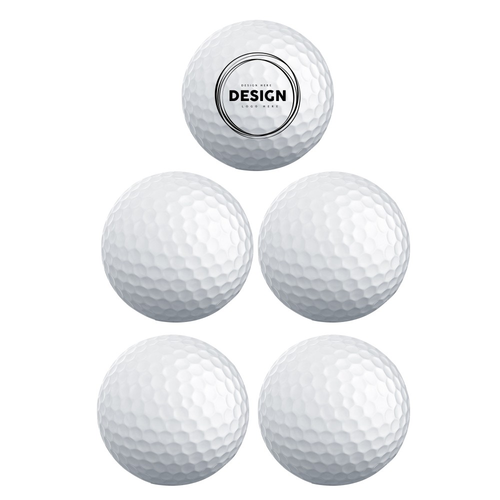 Logo Branded Double Golf Ball