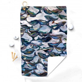 ProWaffle 400 GSM Sublimated Golf Towel with Logo