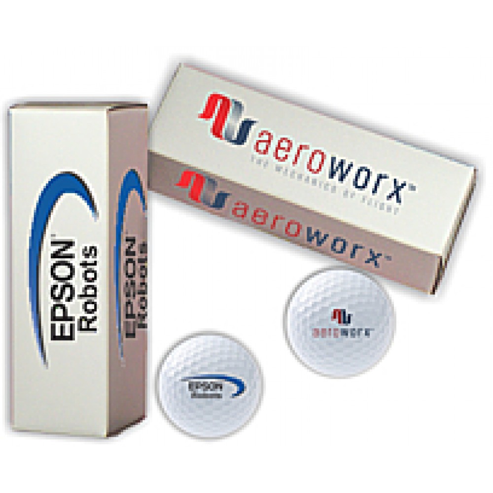 Logo Golf Balls in Logo 3 Ball Box Set Logo Printed Logo Golf Balls in Logo 3 Ball Box Set Logo Printed