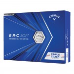 Callaway 2021 ERC Soft Triple Track Golf Balls - White with Logo