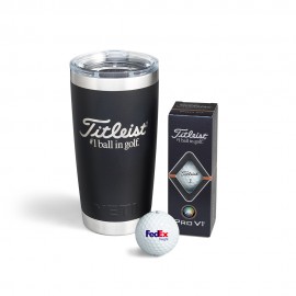 Personalized Titleist Yeti Tumbler Pro V1 Golf Ball Collection