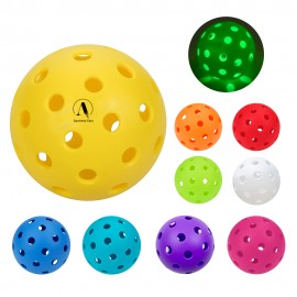 Customized LED Light up Pickleball Balls 40 Holes