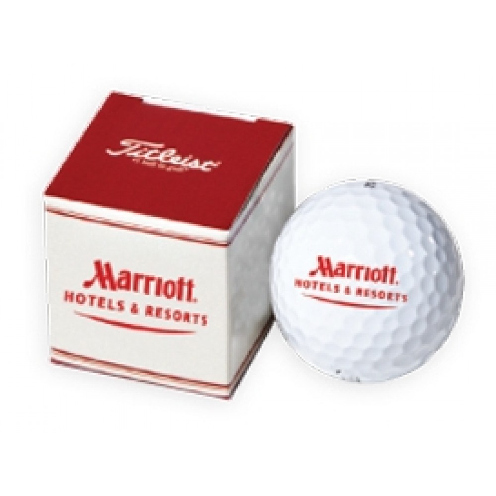 PackEdge 1-Ball Box w/Titleist Pro V1 Golf Ball Logo Printed PackEdge 1-Ball Box w/Titleist Pro V1 Golf Ball Logo Printed