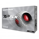TaylorMade 2021 TP5x Golf Balls - White with Logo