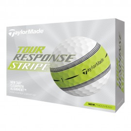 TaylorMade 2022 Tour Response Stripe Golf Balls with Logo