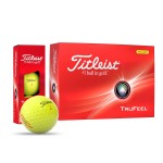 Personalized Titleist Trufeel Yellow Golf Balls