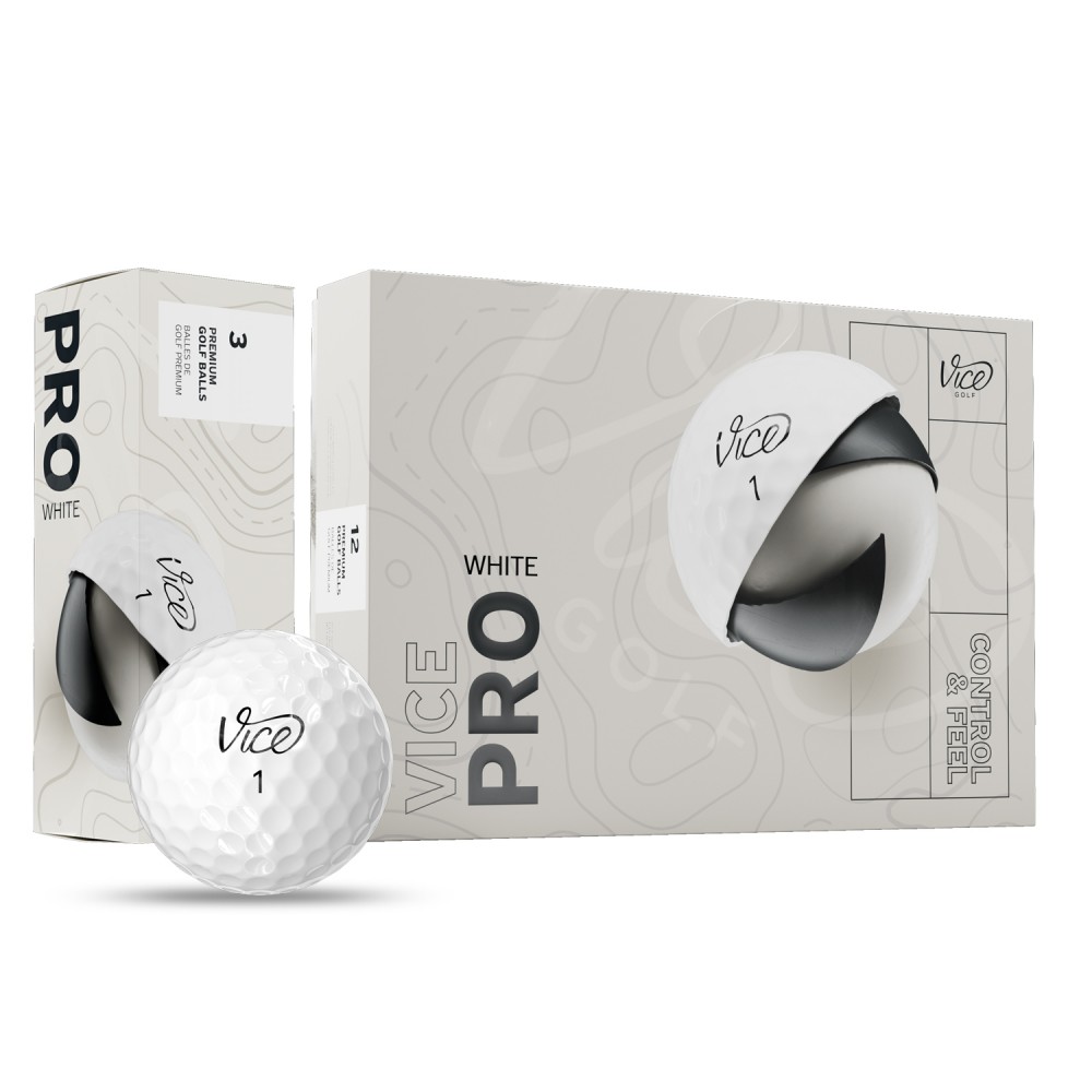 Logo Branded Vice Pro Golf Balls