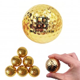 Promotional Gold Golf Ball