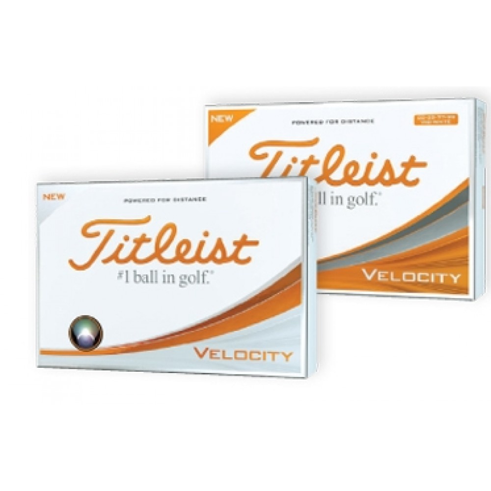 Titleist® Velocity Golf Balls Custom Branded Titleist® Velocity Golf Balls Custom Branded